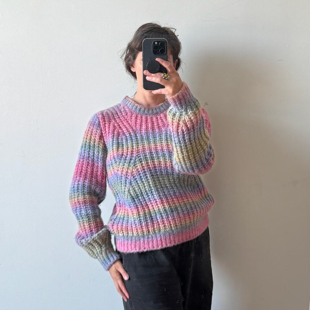 A.P.C. Marianne Alpaca Blend Rainbow Sweater